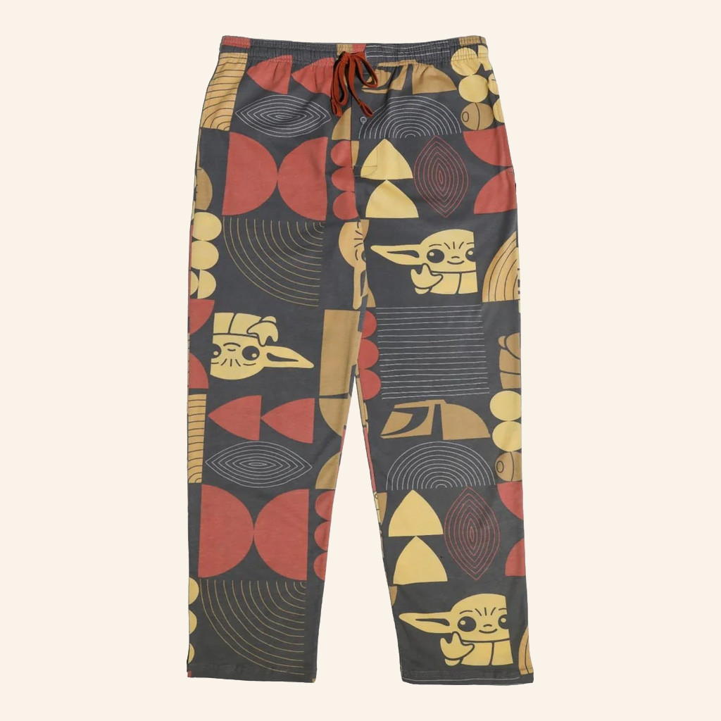 Star Wars Merch Mando And Grogu Pajama Pants Unique Gifts For Sisters