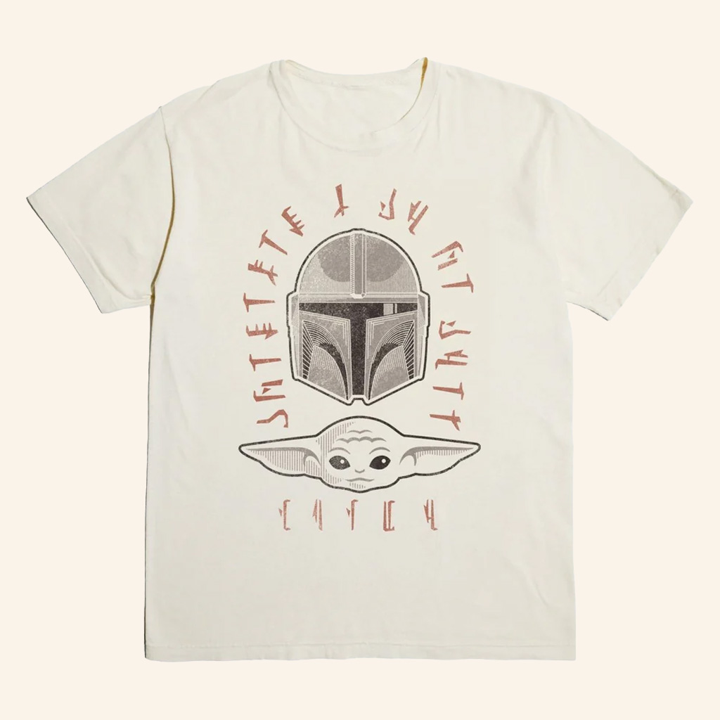 Star Wars Merch Mando And Grogu T-Shirt Best Gifts For Boyfriend