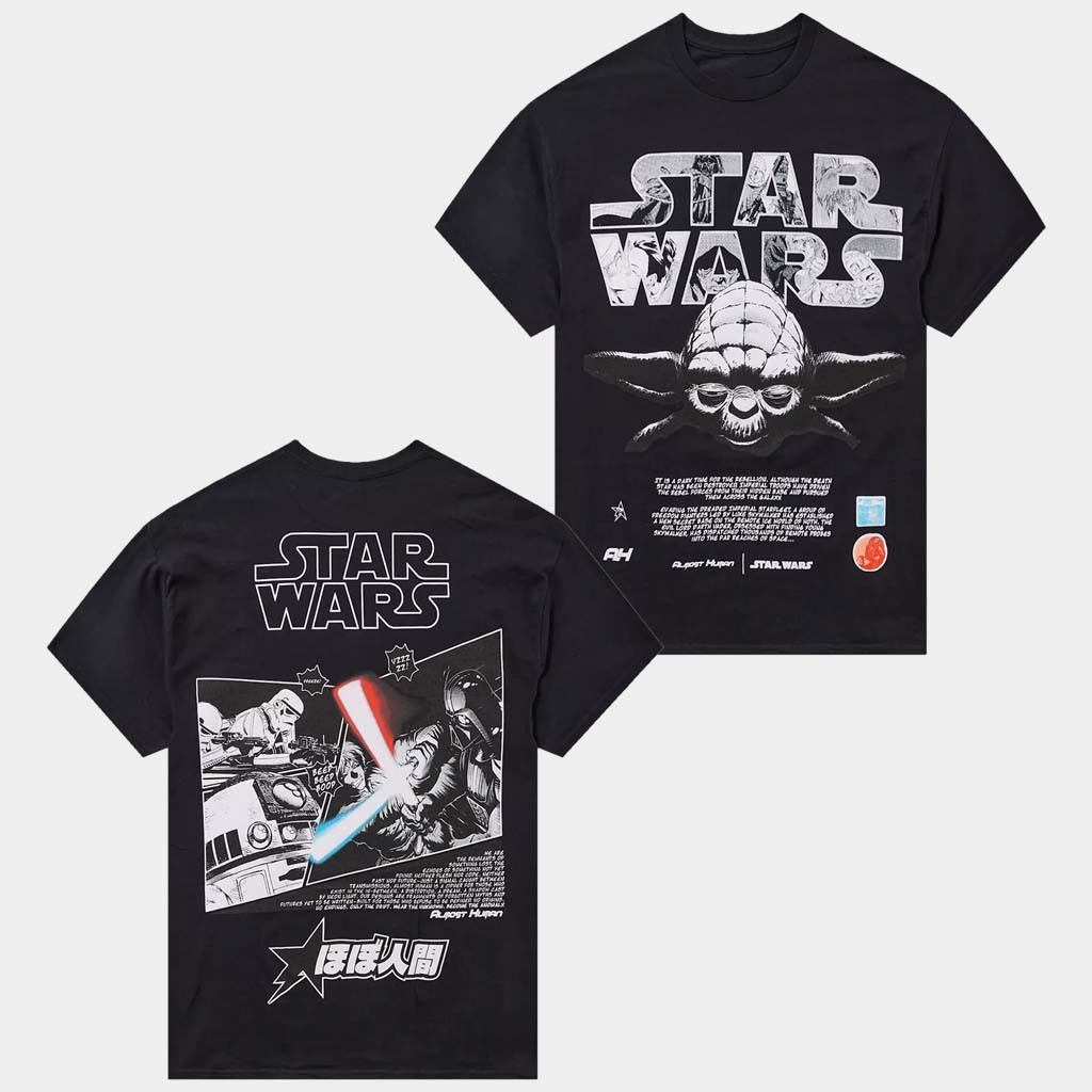 Star Wars Merch Star Wars Manga Yoda T-Shirt By Almost Human Shirt Gifts For Brother