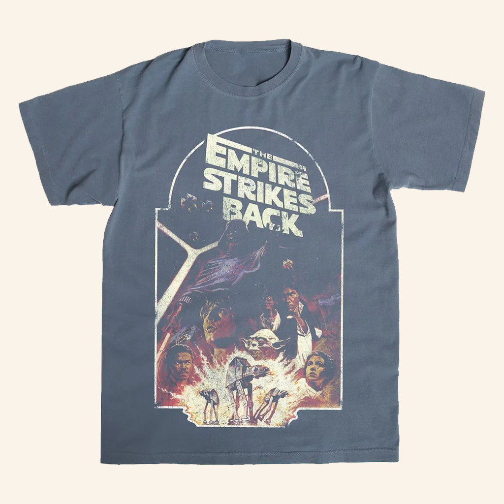 Star Wars Merch The Empire Strikes Back Poster Zine T-Shirt Star Wars Fans Gift Ideas