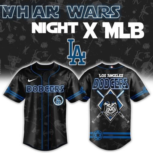 Star Wars Night x MLB LA Dodgers Baseball Jersey Gift Ideas For Hockey Fans