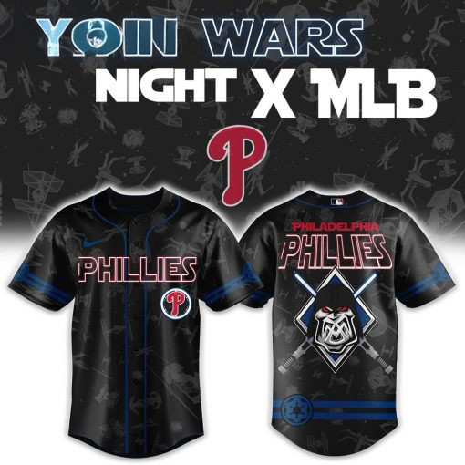 Star Wars Night x MLB Philadelphia Phillies Baseball Jersey Gifts For Ice Hockey Fans