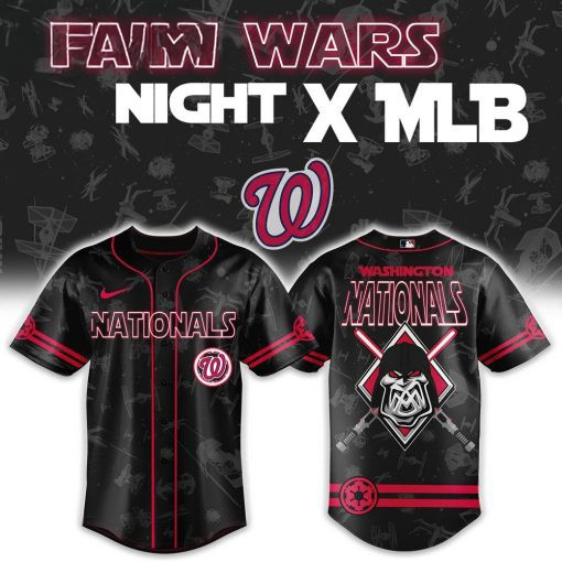 Star Wars Night x MLB Washington Nationals Baseball Jersey Ice Hockey Fan Gifts