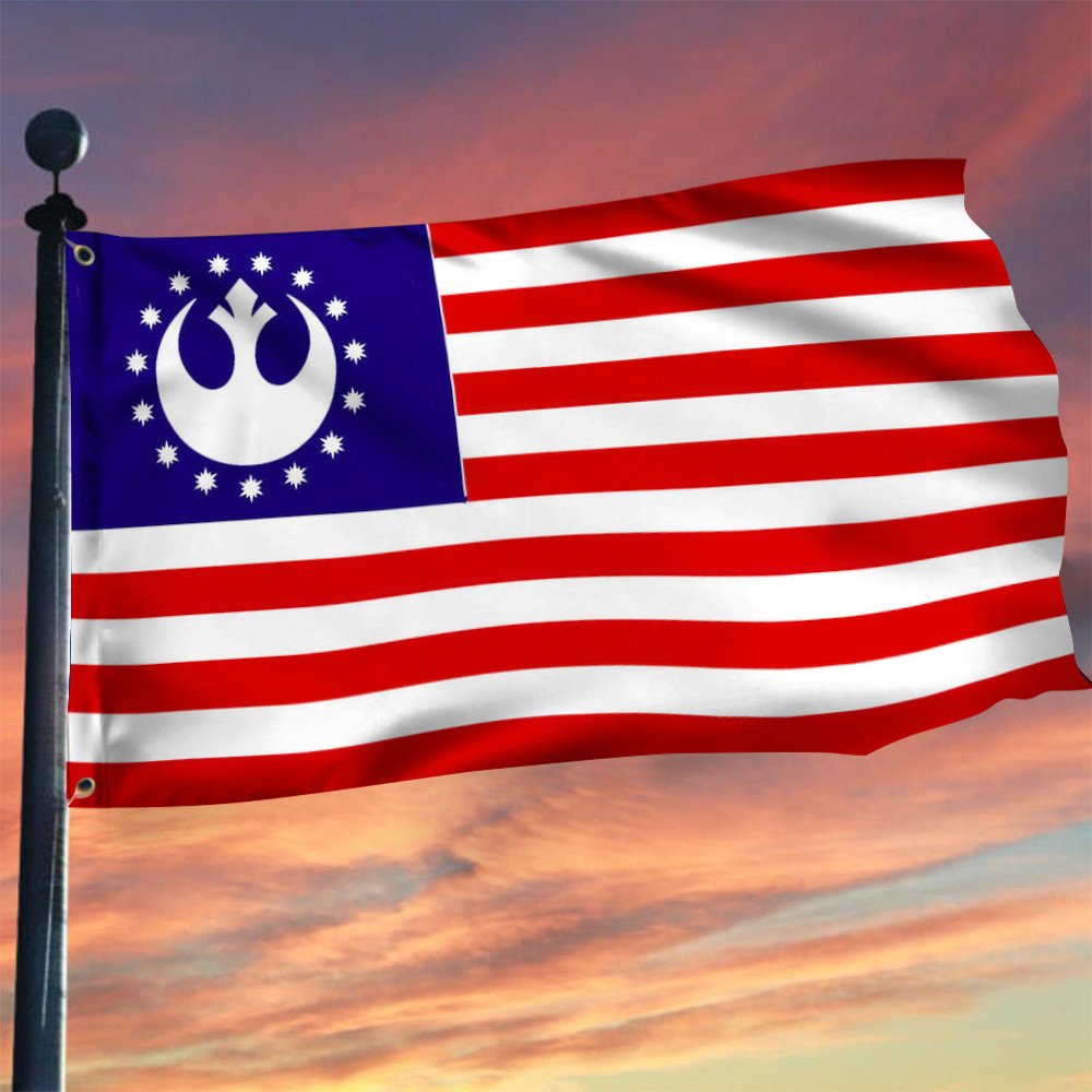Star Wars Rebellion Alliance Flag Star Wars Rebel Alliance American Flag Merchandise