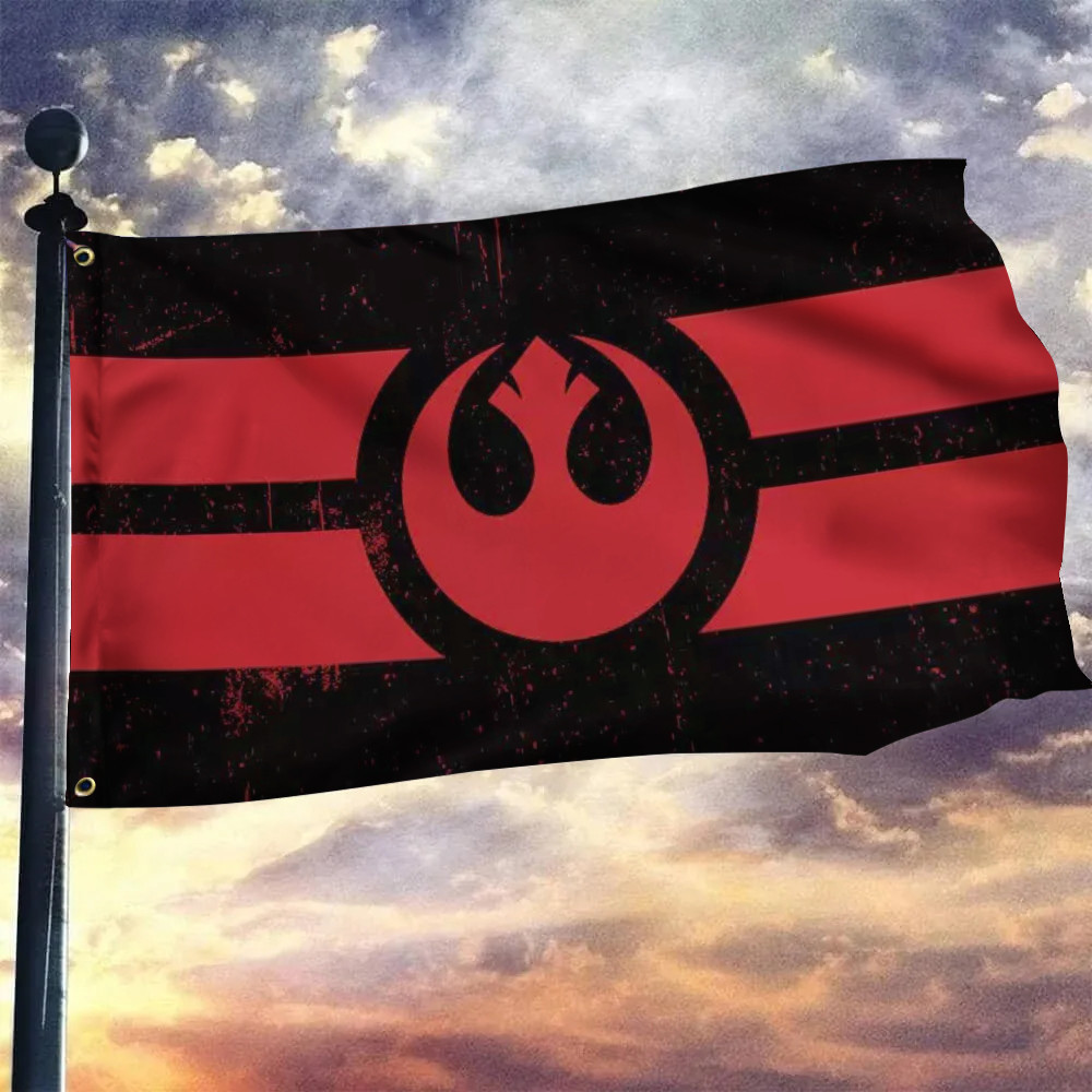 Star Wars Rebellion Alliance Flag Star Wars Rebel Alliance Flag Merchandise Decor