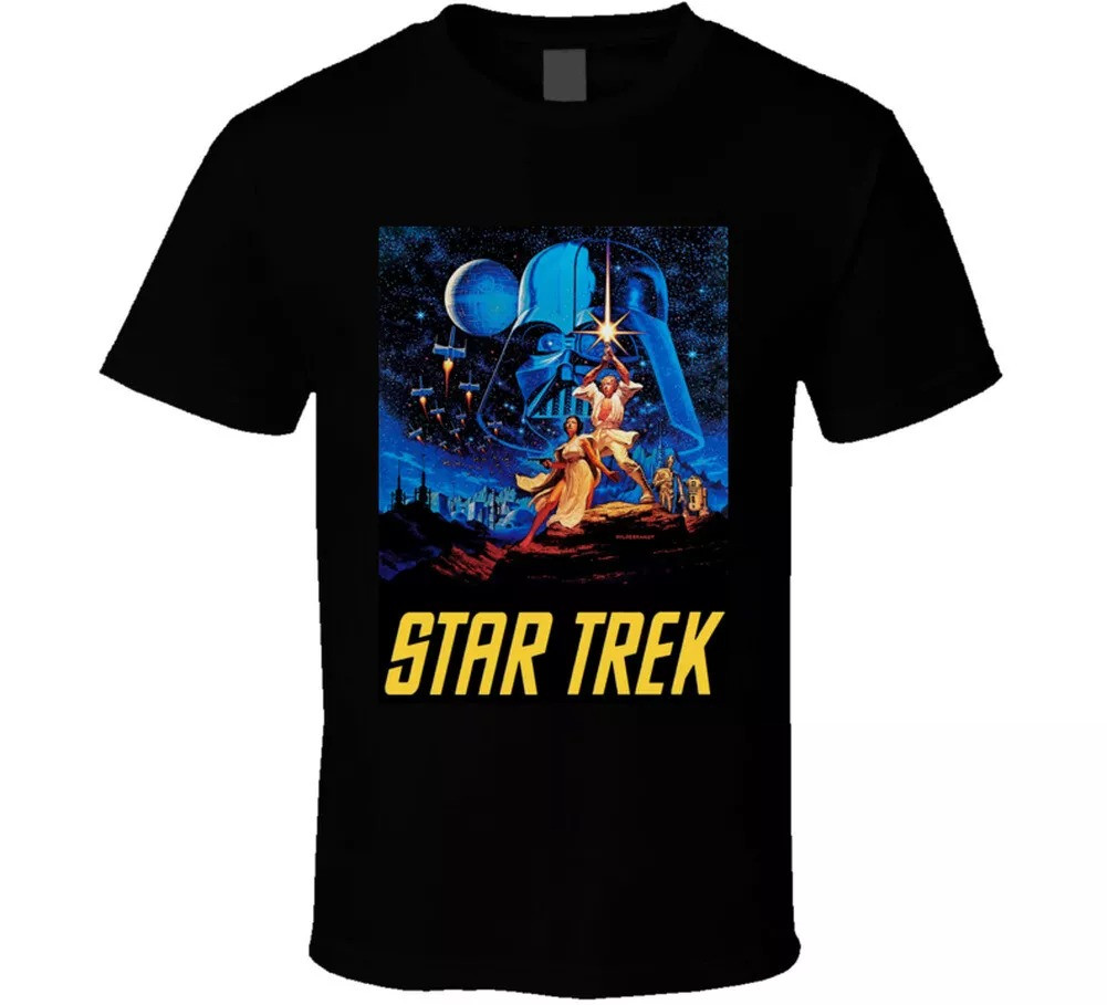Star Wars Star Trek Mashup Parody Funny Joke Nerd T-Shirt Gift For Adults