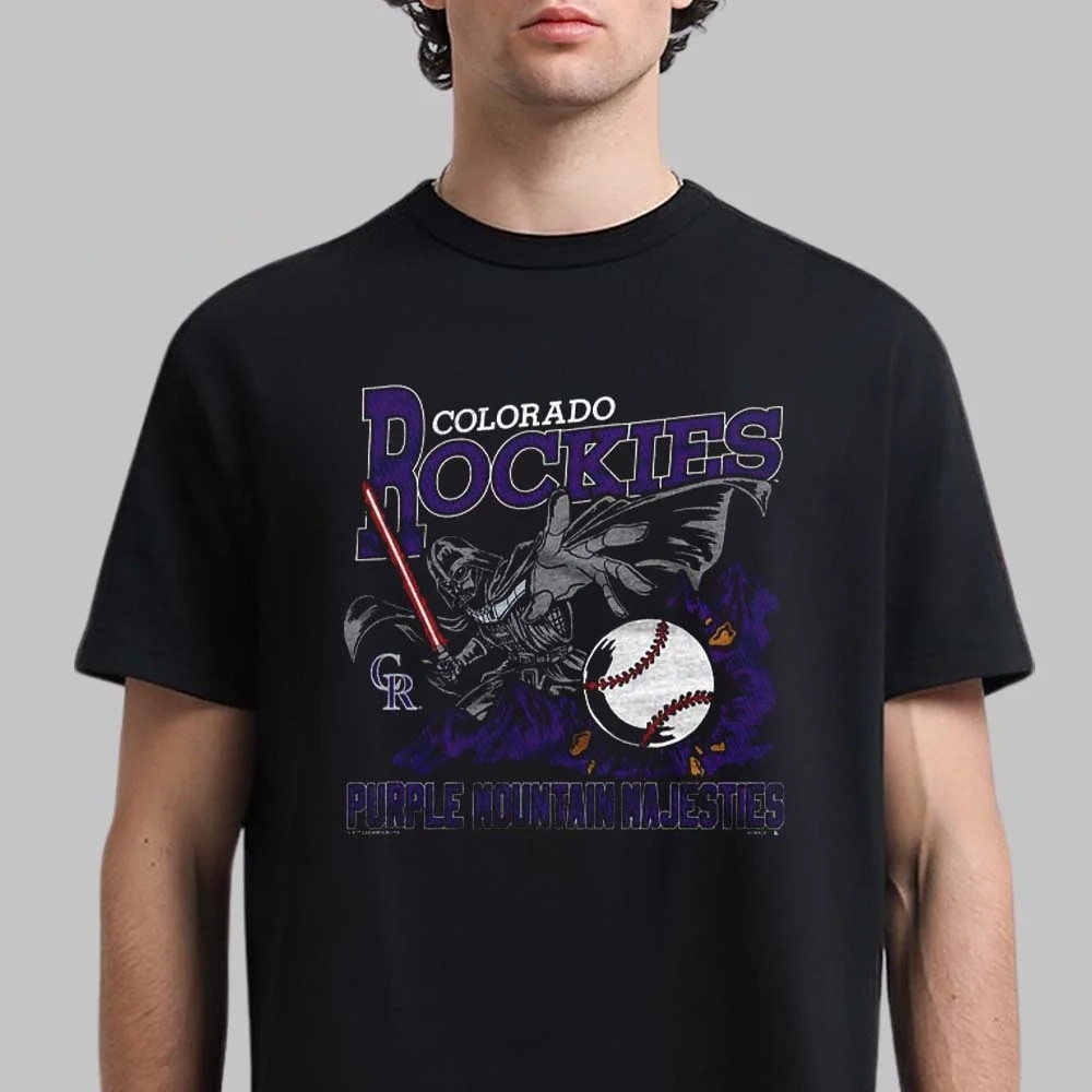 Star Wars X MLB 2026 Star Wars Day Colorado Rockies T-Shirt Baseball Clothes Gift For Fans