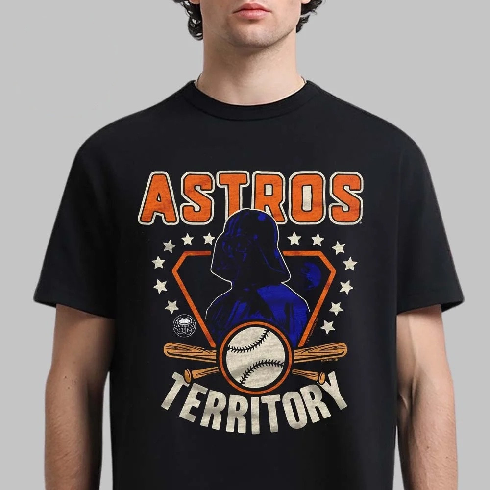 Star Wars X MLB 2026 Star Wars Day Houston Astros T-Shirt Baseball Clothes Fans Gift Idea