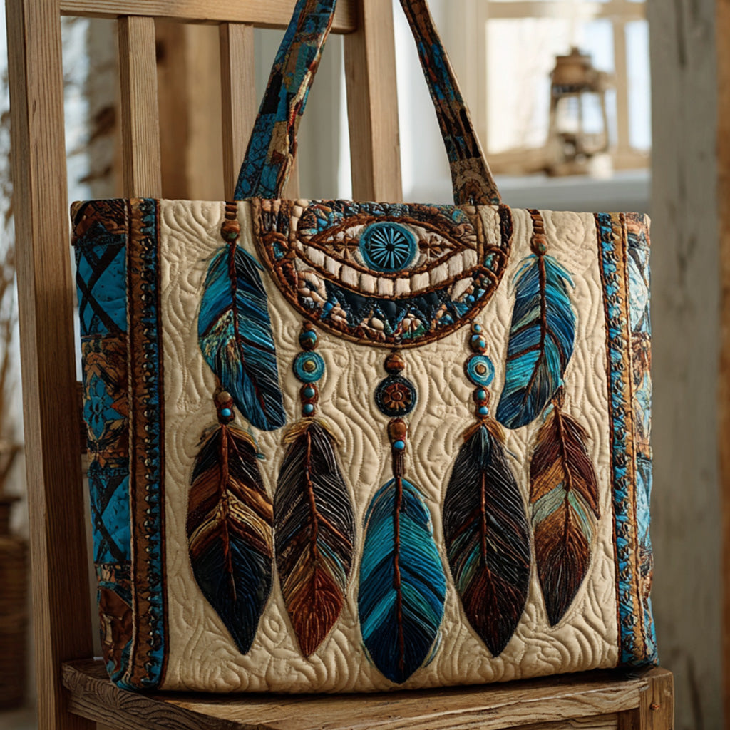 Starcatcher Quilted Tote Bag Native American Mom Gifts