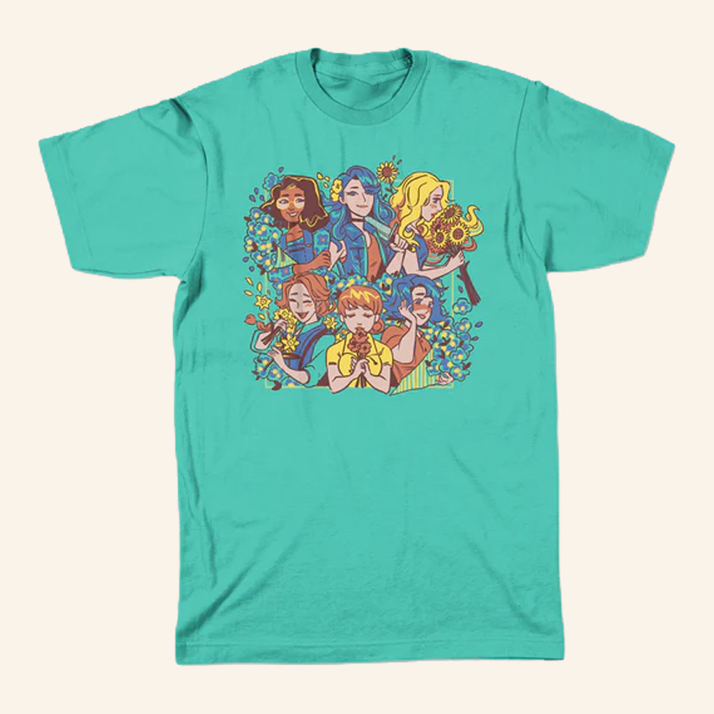 Stardew Valley Merch Bachelorette Bouquet T-Shirt Gifts For Best Friends Stardew Valley Merch Bachelorette Bouquet T-Shirt Gifts For Best Friends