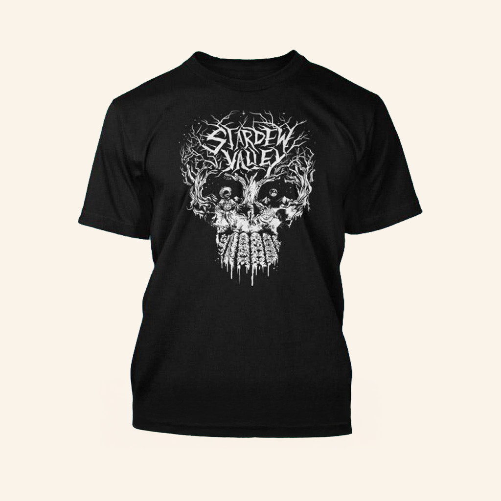 Stardew Valley Merch Skulldew Valley T-Shirt Christmas Gifts For Father Stardew Valley Merch Skulldew Valley T-Shirt Christmas Gifts For Father