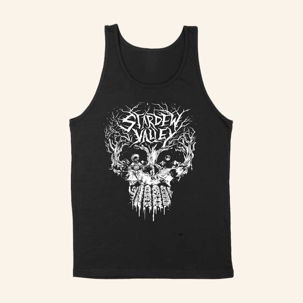 Stardew Valley Merch Skulldew Valley Tank Top Dad Christmas Gifts Stardew Valley Merch Skulldew Valley Tank Top Dad Christmas Gifts