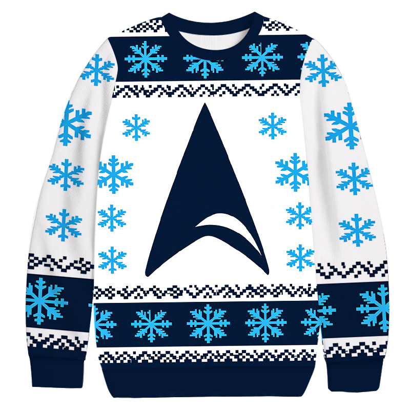 Starfleet Emblem Christmas Ugly Sweatshirt Christmas Gift For Family