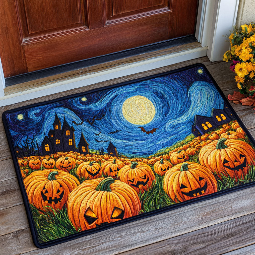 Starry Fright Doormat Gifts Decor For Friends and Family on Halloween