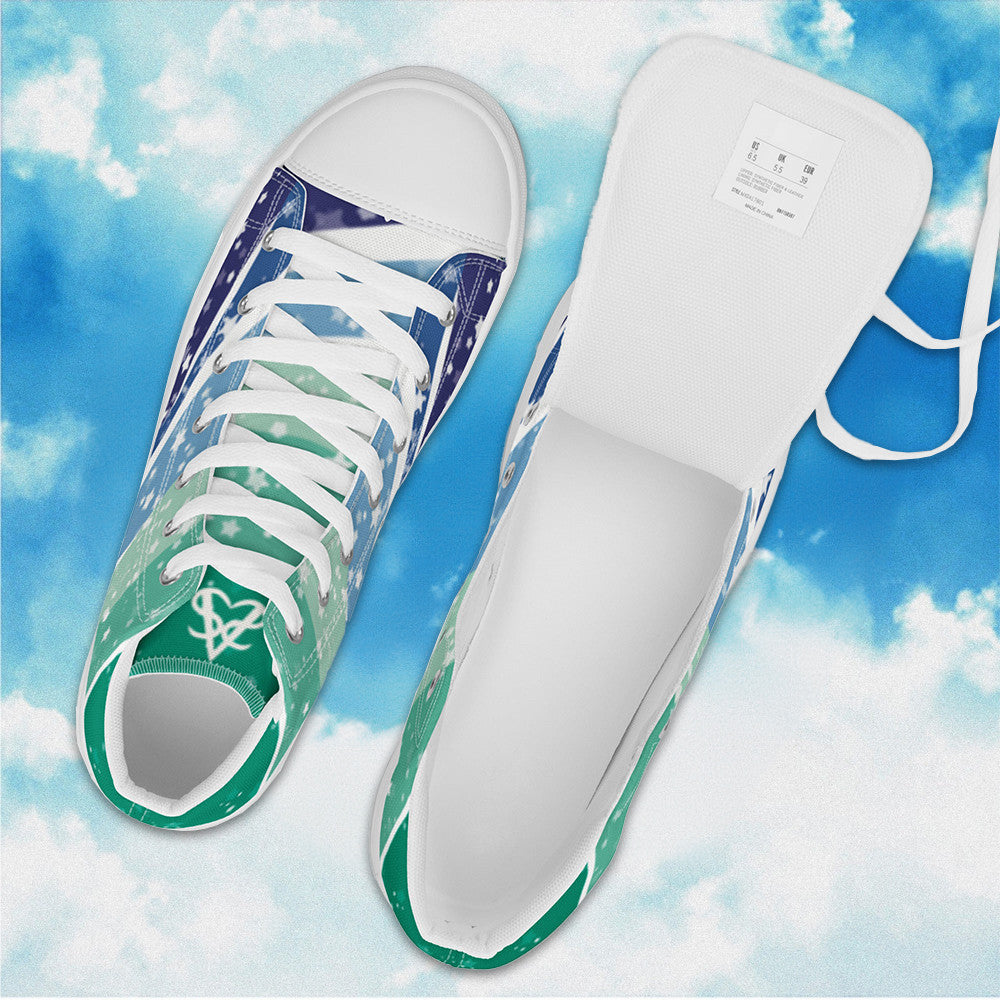 Starry Gay High Top Shoes Gay Pride LGBTQ Sneakers Human Rights Merch Starry Gay High Top Shoes Gay Pride LGBTQ Sneakers Human Rights Merch