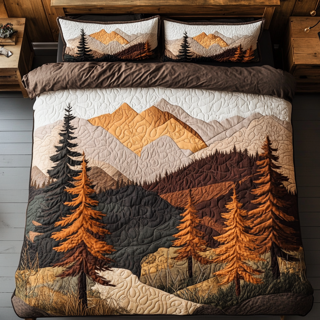 Starry Grove Quilted Bedding Set Forest Themed Bedroom Ideas Christmas Present Ideas