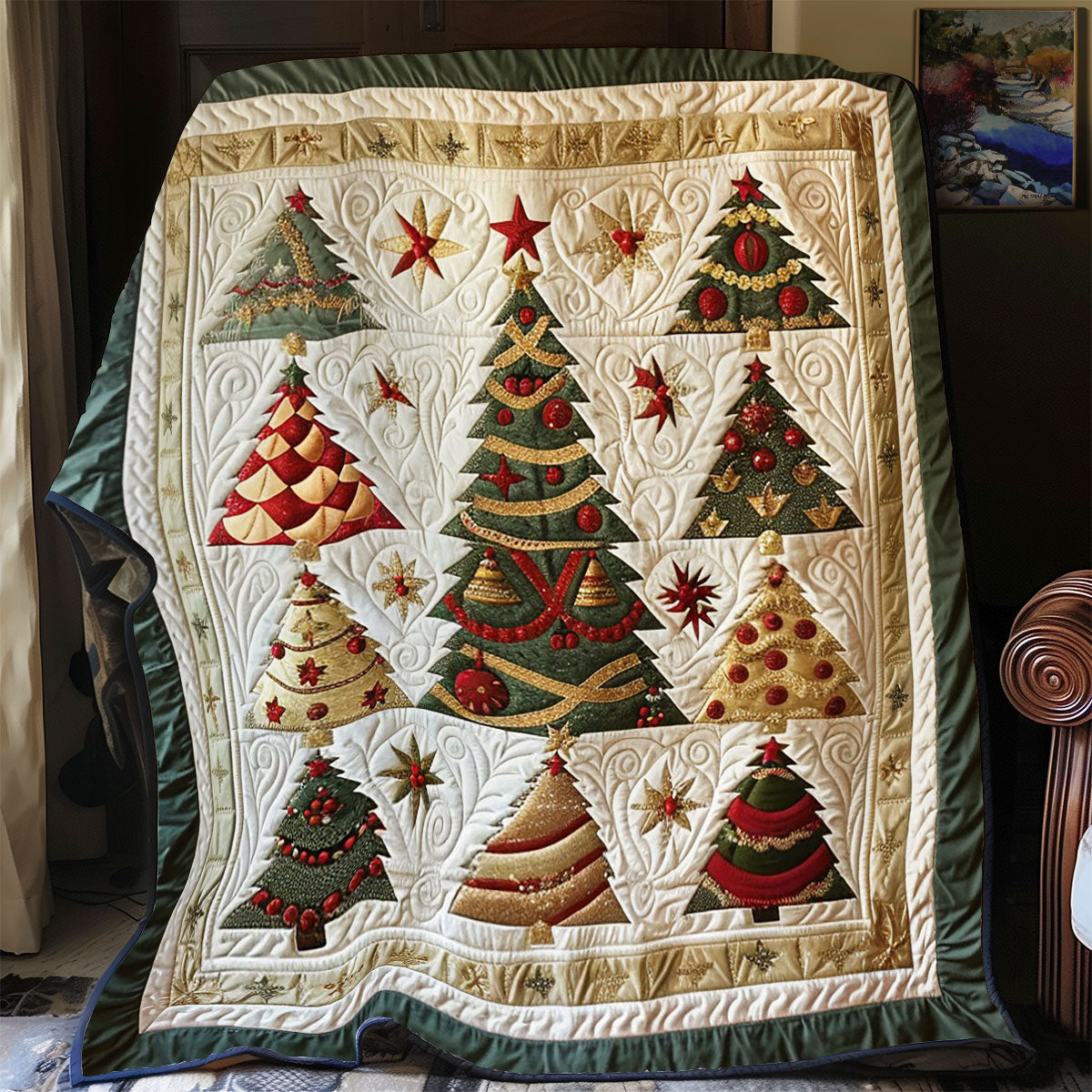 Starry Night Quilt Warm and Stylish Quilt Blanket for Winter Nights