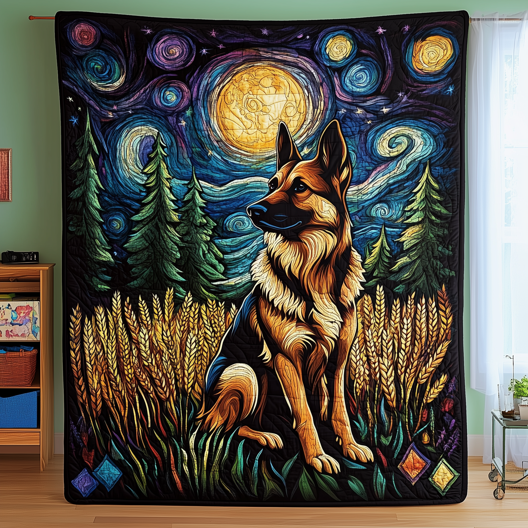 Starry Shepherd Quilted Blanket Christmas Throw Blanket Christmas Ideas For Mom