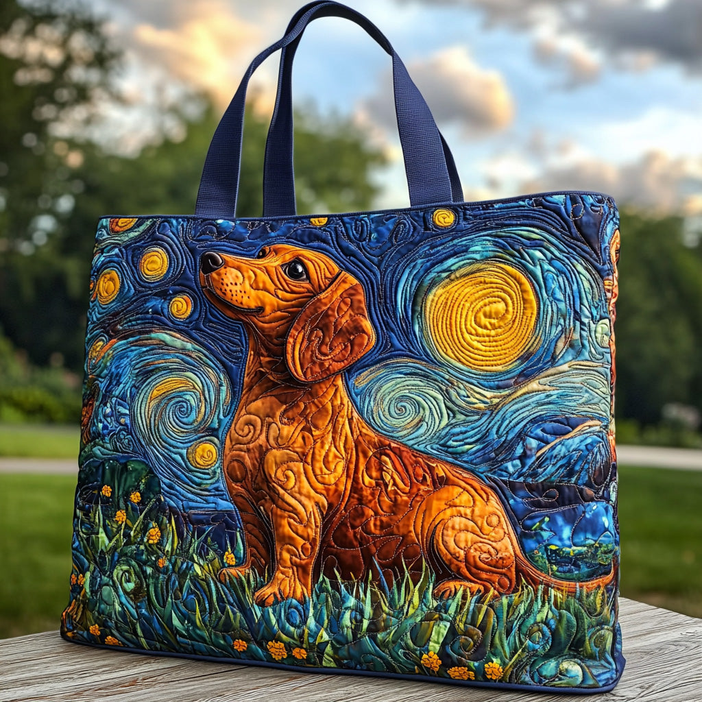 Starry Tail Quilted Tote Bag Gift Ideas For Pet Lovers