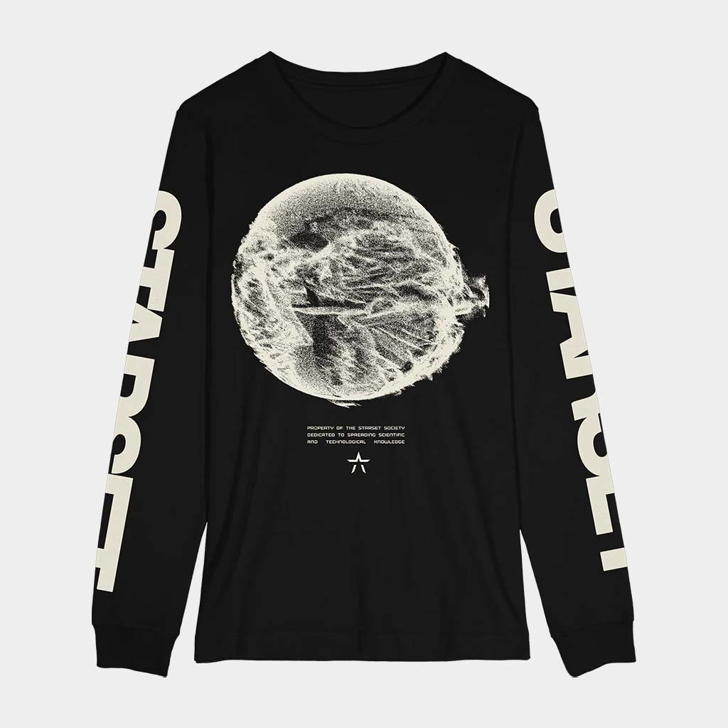 Starset Merch Moon Long Sleeve T-Shirt Starset Shirt Presents For Music Lovers