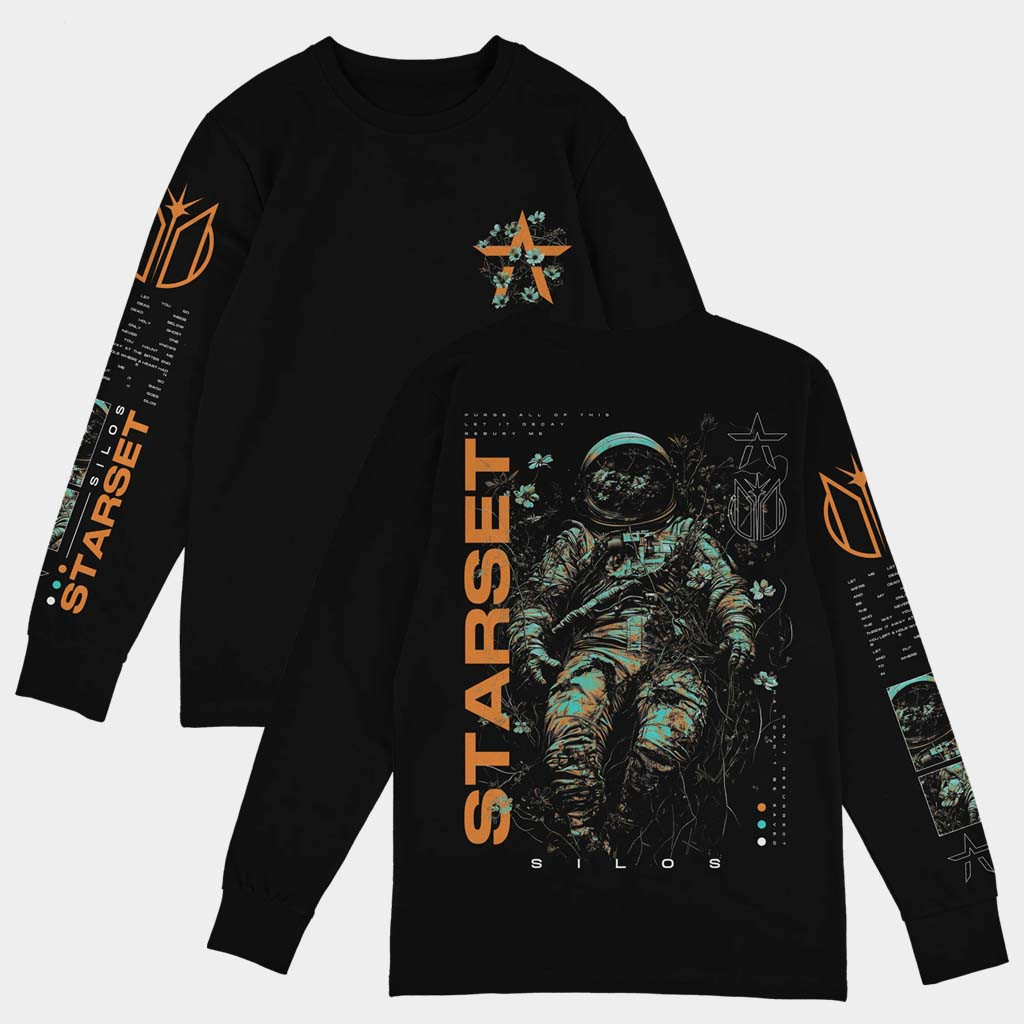Starset Merch Silos Long Sleeve T-Shirt Starset Shirt Gifts For Music Fans