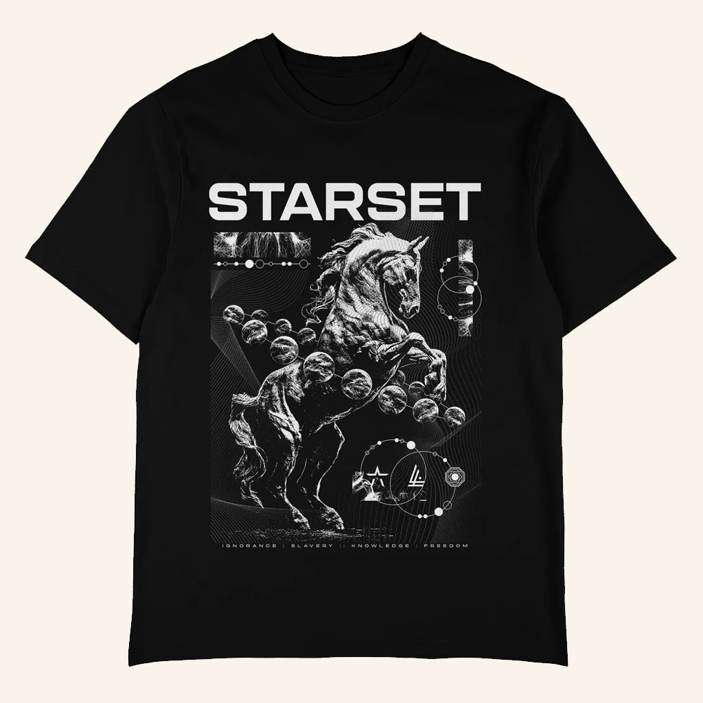 Starsetonline Merch Pegasus T-Shirt Starset Shirt Gifts For Rock Lovers