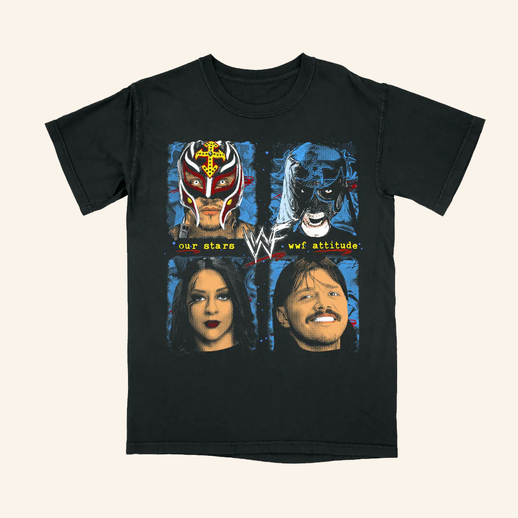 Stashpages Merch The Big 4 T-Shirt Best Gift For Wrestling Fan