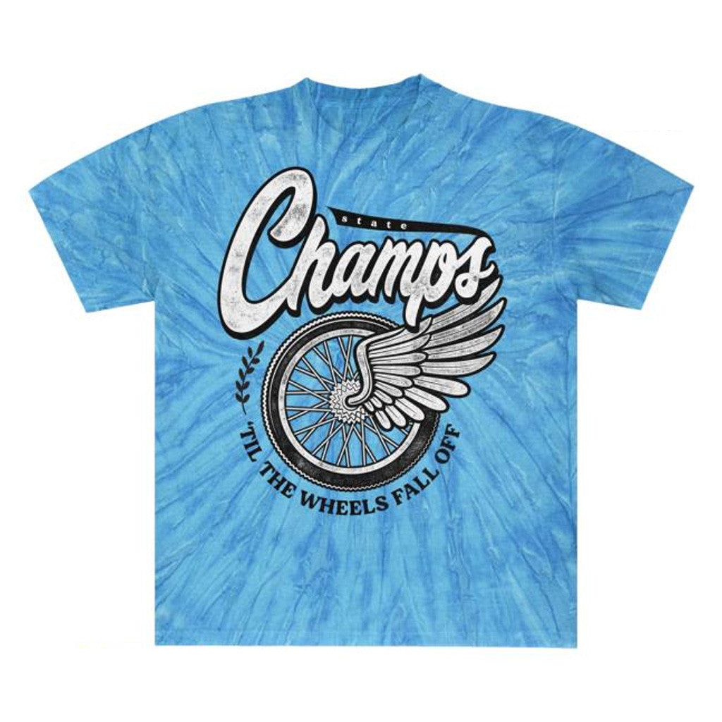 State Champs Merch Wheels Tie Dye T-Shirt Presents For Boyfriend