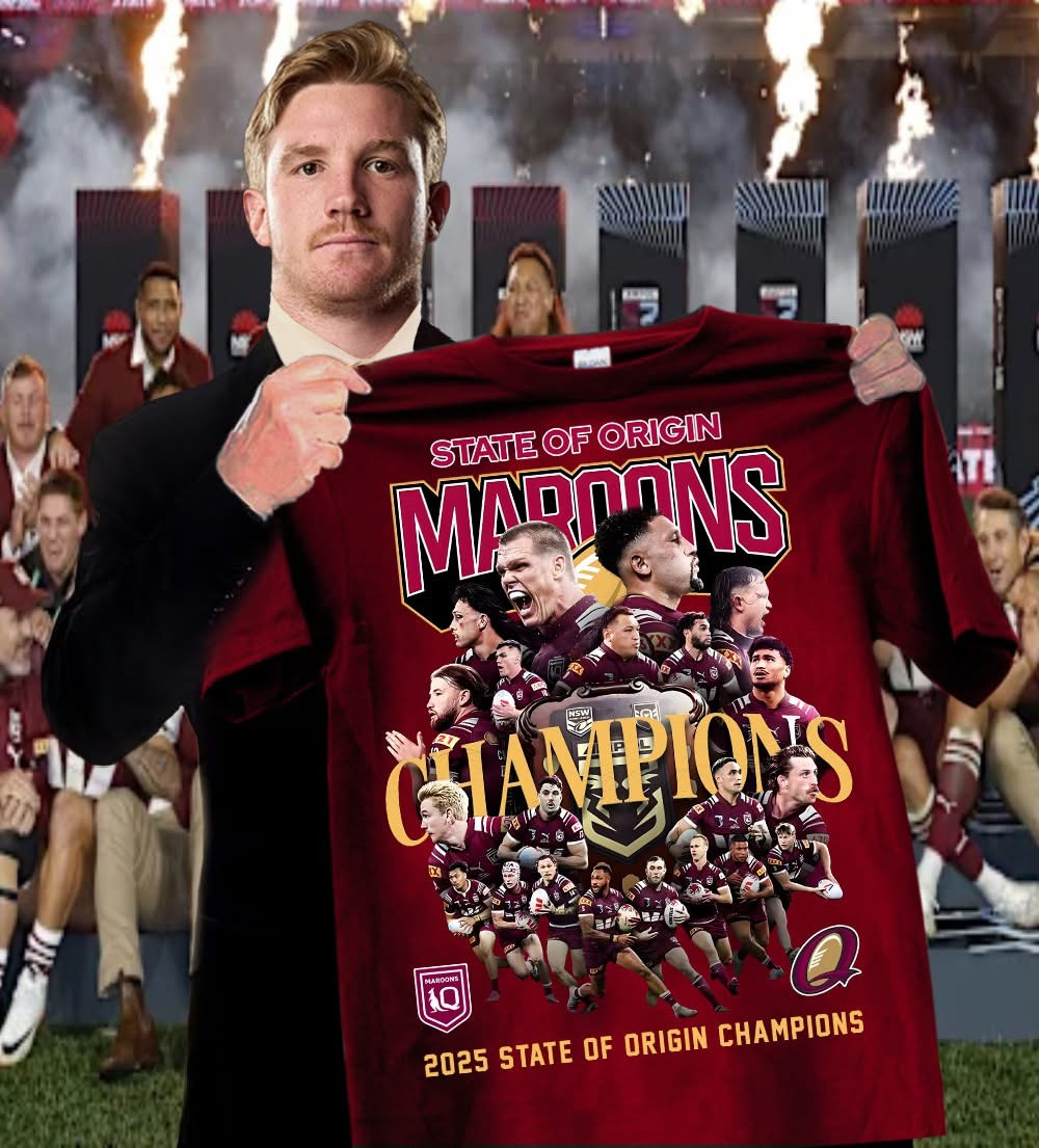 State Of Origin Maroons Champions T-Shirt 2025 State Of Origin Championship Merch