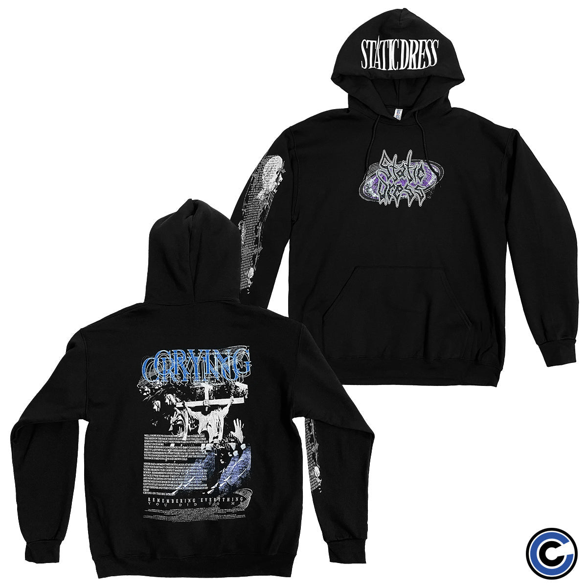 Static Dress Merch Crying Hoodie Static Dress Hoodie Static Dress Merch Crying Hoodie Static Dress Hoodie