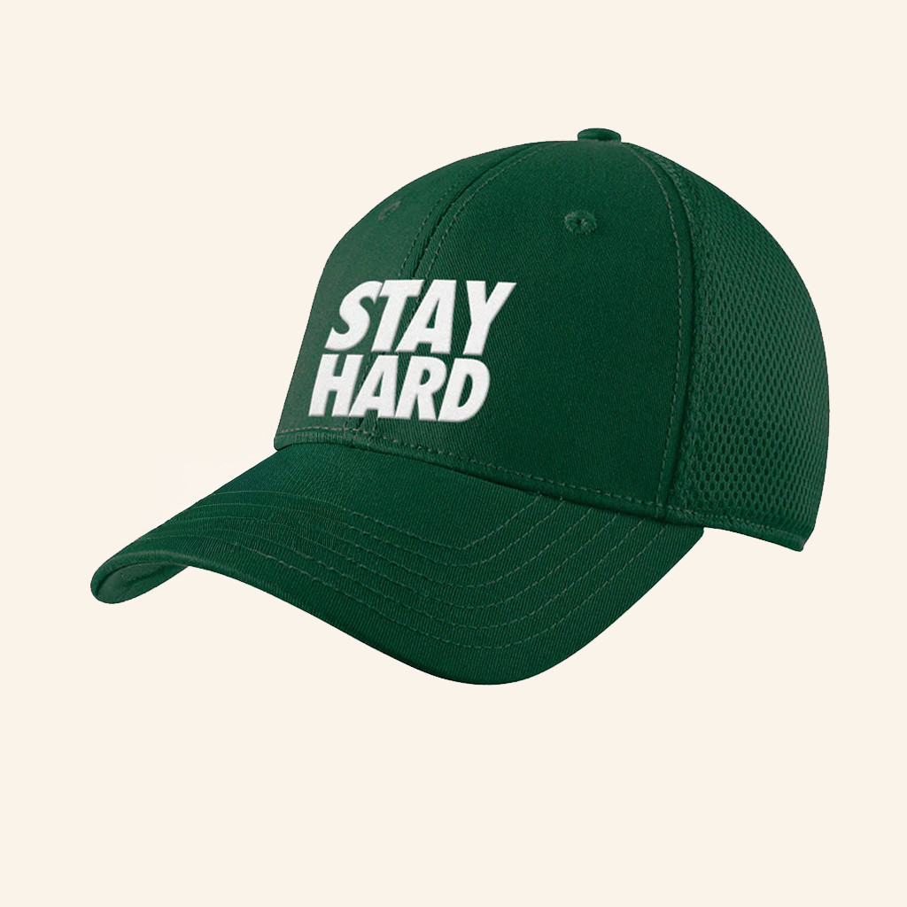 Stay Hard Trucker Hat Motivational Slogan Cap Gifts Ideas For Boyfriend
