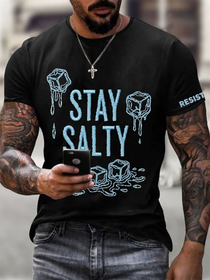 Stay Salty Resist T-Shirt Minnesota Rebel Alliance Shirt Anti ICE Protest Merch Gifts For Dad Stay Salty Resist T-Shirt Minnesota Rebel Alliance Shirt Anti ICE Protest Merch Gifts For Dad