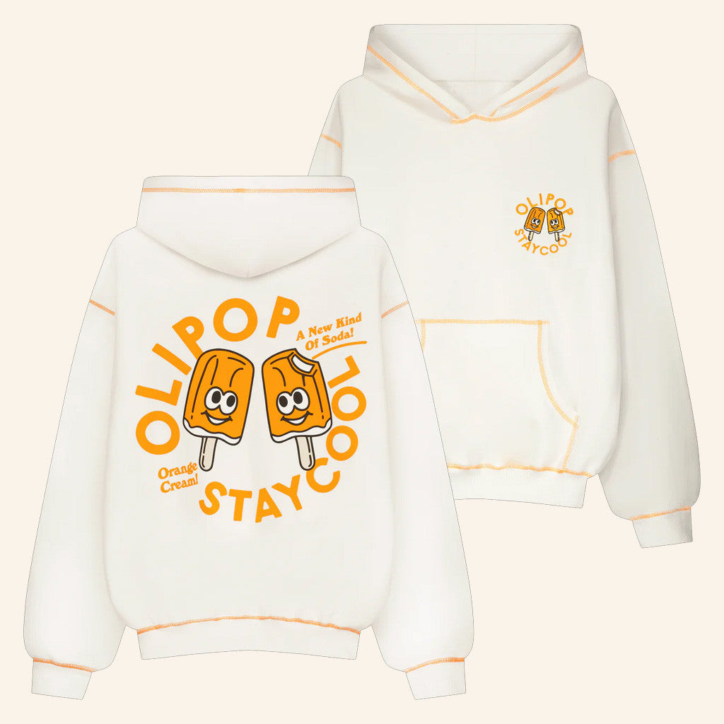 Staycool X Olipop Merch Olipop Cherry Cola Hoodie Cute Gifts For Girlfriend