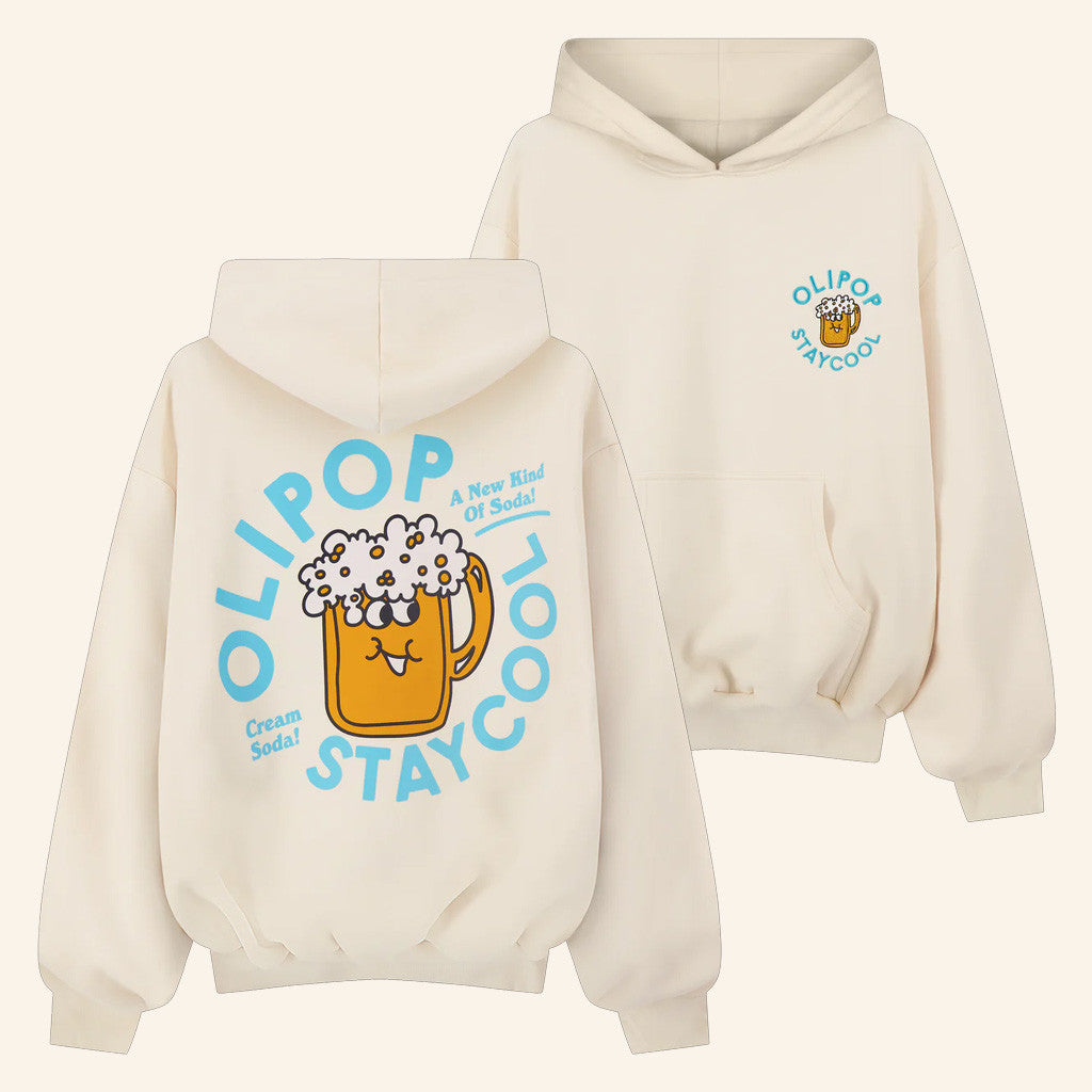Staycool X Olipop Merch Olipop Cream Soda Hoodie Gifts For Wife