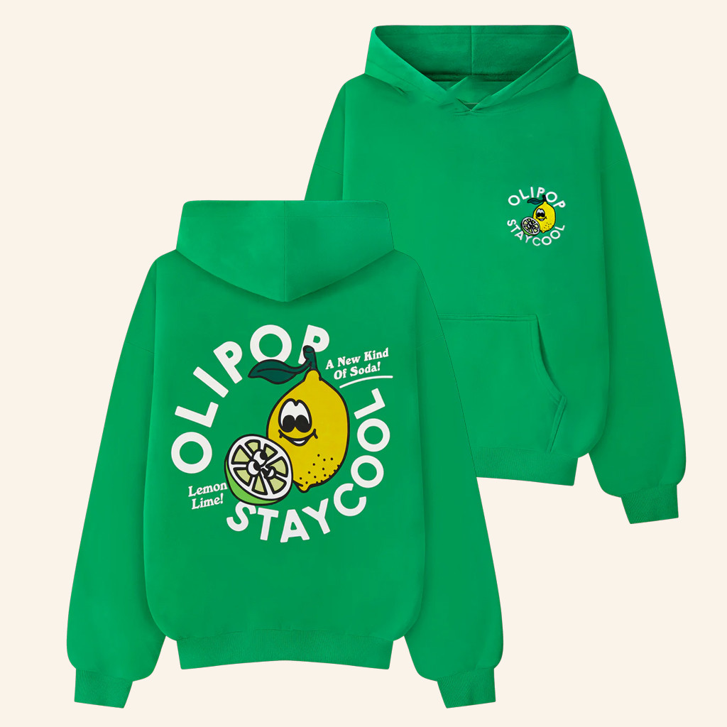 Staycool X Olipop Merch Olipop Lemon Lime Hoodie Christmas Gifts For Sister Staycool X Olipop Merch Olipop Lemon Lime Hoodie Christmas Gifts For Sister