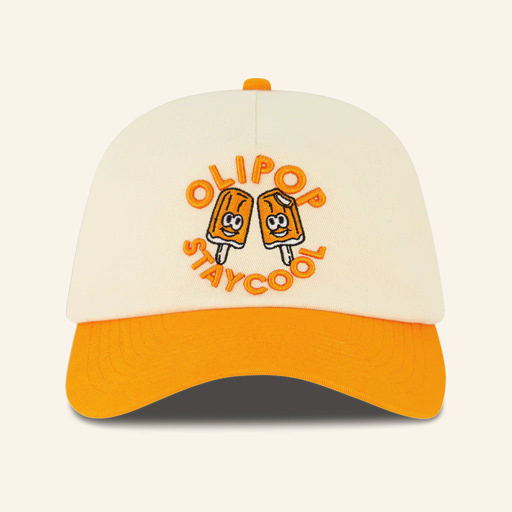 Staycool X Olipop Merch Olipop Orange Cream Embroidered Cap Gifts For Best Friend Staycool X Olipop Merch Olipop Orange Cream Embroidered Cap Gifts For Best Friend