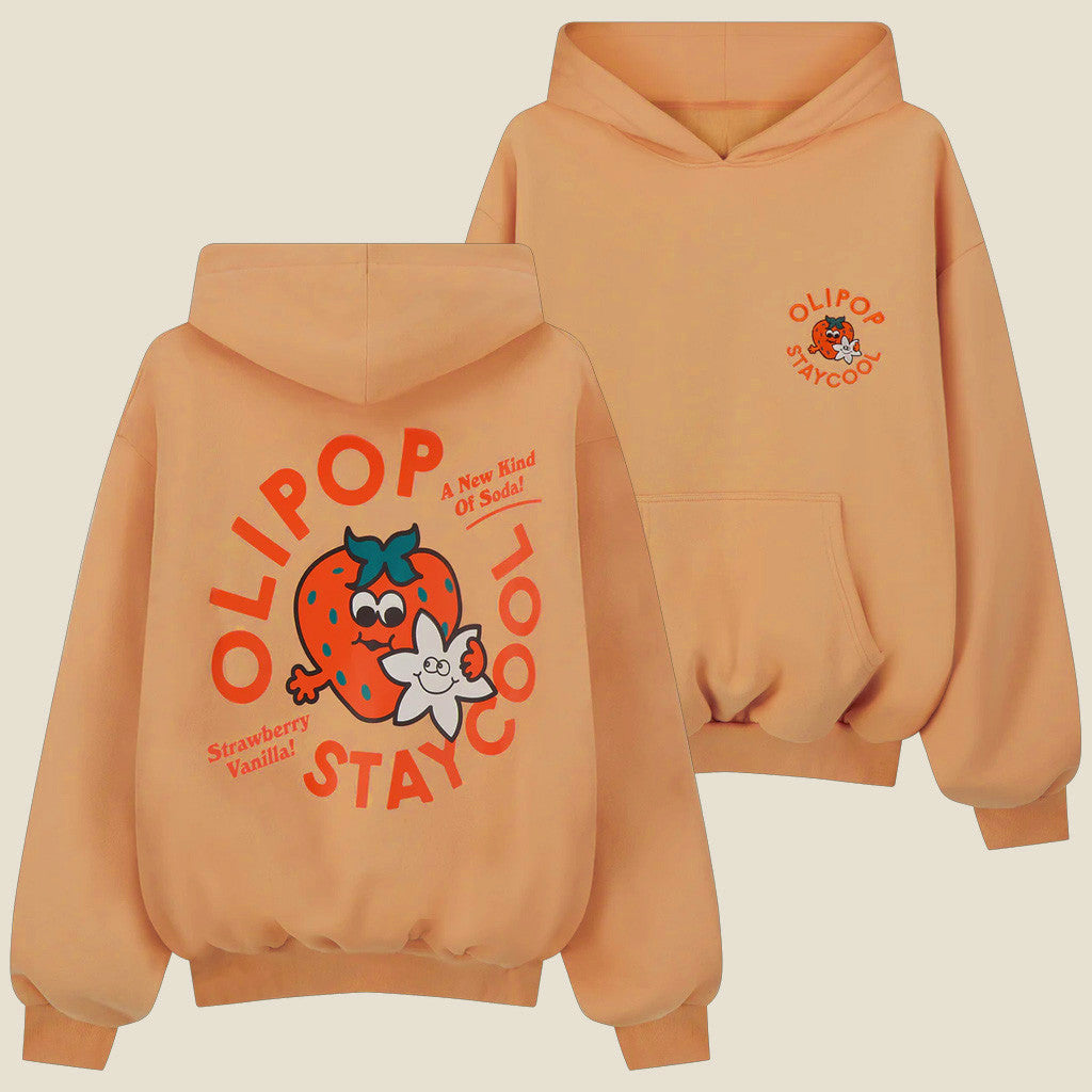 Staycool X Olipop Merch Olipop Strawberry Vanilla Hoodie Best Gifts For Wife Staycool X Olipop Merch Olipop Strawberry Vanilla Hoodie Best Gifts For Wife