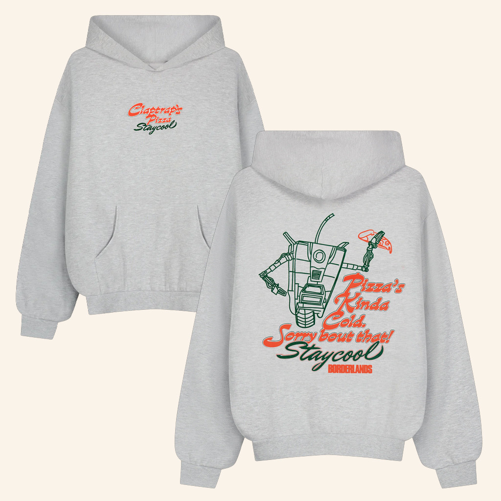 Staycoolnyc Merch Borderlands Claptrap Pizza Hoodie Christmas Gift Ideas For Men Staycoolnyc Merch Borderlands Claptrap Pizza Hoodie Christmas Gift Ideas For Men
