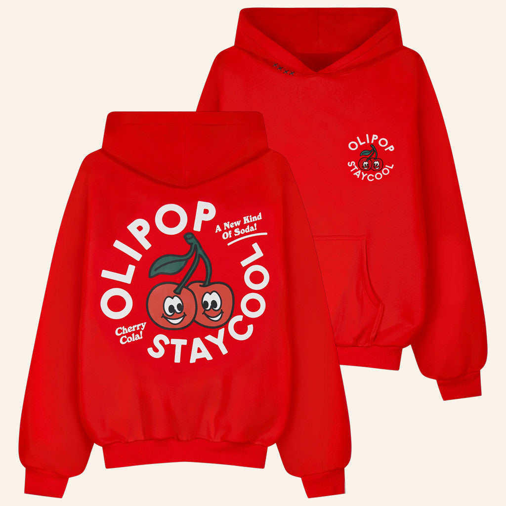 Staycoolnyc Merch Olipop Cherry Cola Hoodie Gifts For Friends Staycoolnyc Merch Olipop Cherry Cola Hoodie Gifts For Friends