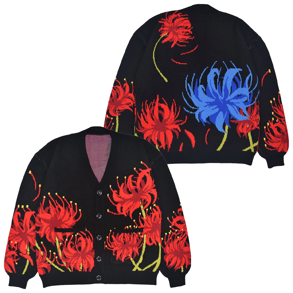 Steady Hands Merch Blue Spider Lily Cardigan Best Gifts For Mom