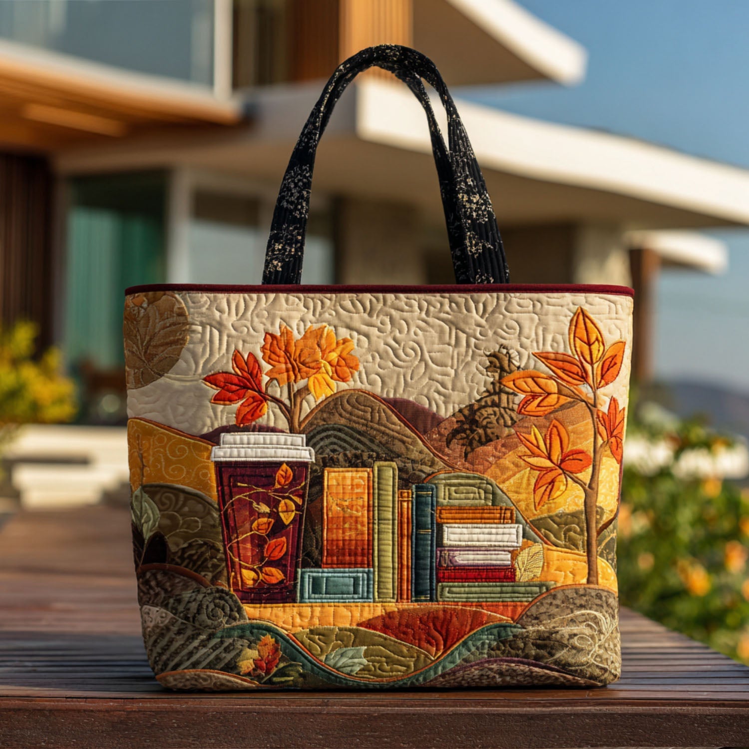 Steamy Chapters Quilted Tote Bag Book Presents For Women