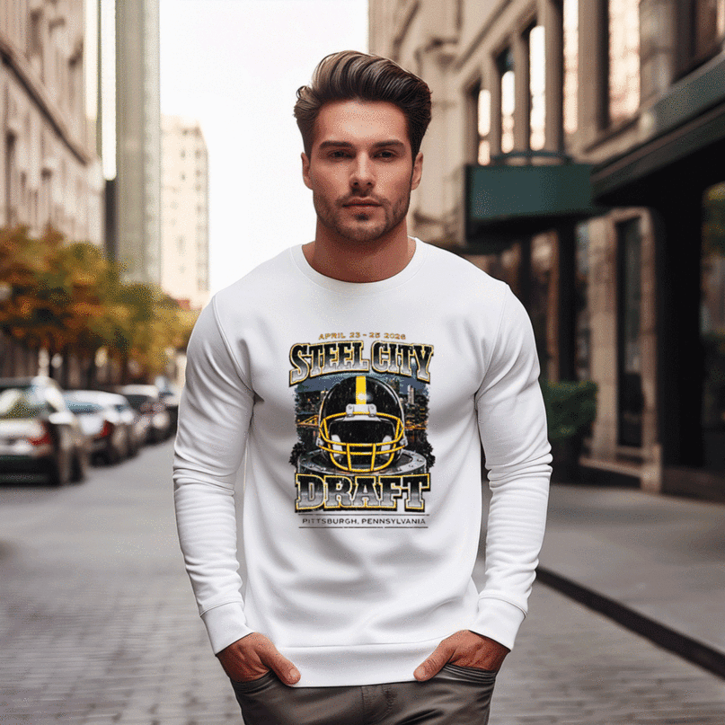 Steel City Pittsburgh Draft 2026 Sweatshirt Game Day Clothing Football Fans Gift For Father