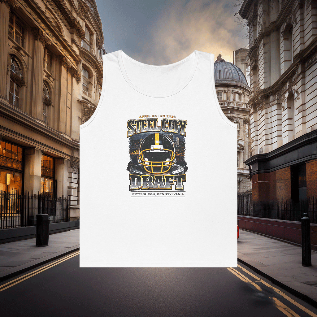 Steel City Pittsburgh Draft 2026 Tank Top NFL Draft Merch Steel City Football Gear