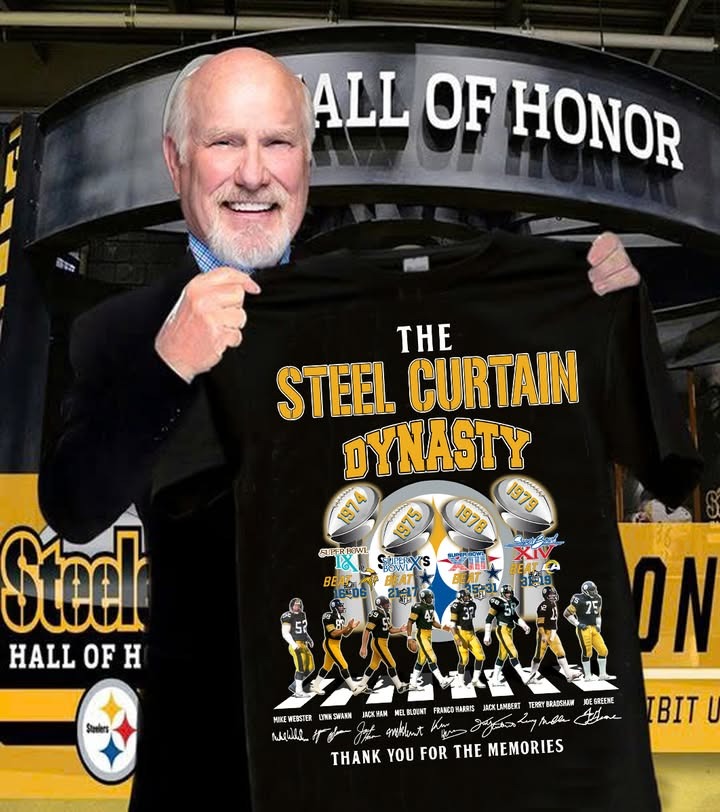 Steel Curtain Pittsburgh Steelers Team T-Shirt Thank You For The Memories Gift For Fans