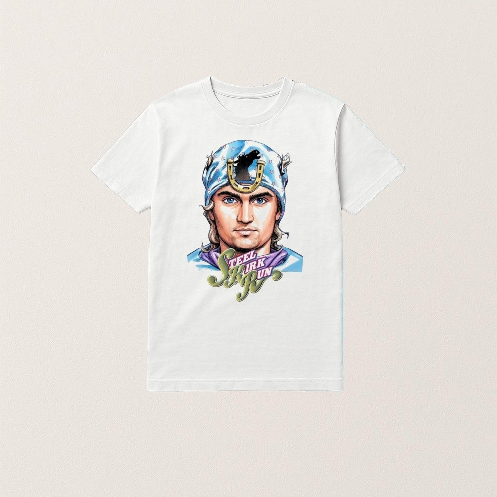 Steel Kirk Run T-Shirt Trending Streetwear Fan Apparel Artistic Portrait Best Gift For Supporters