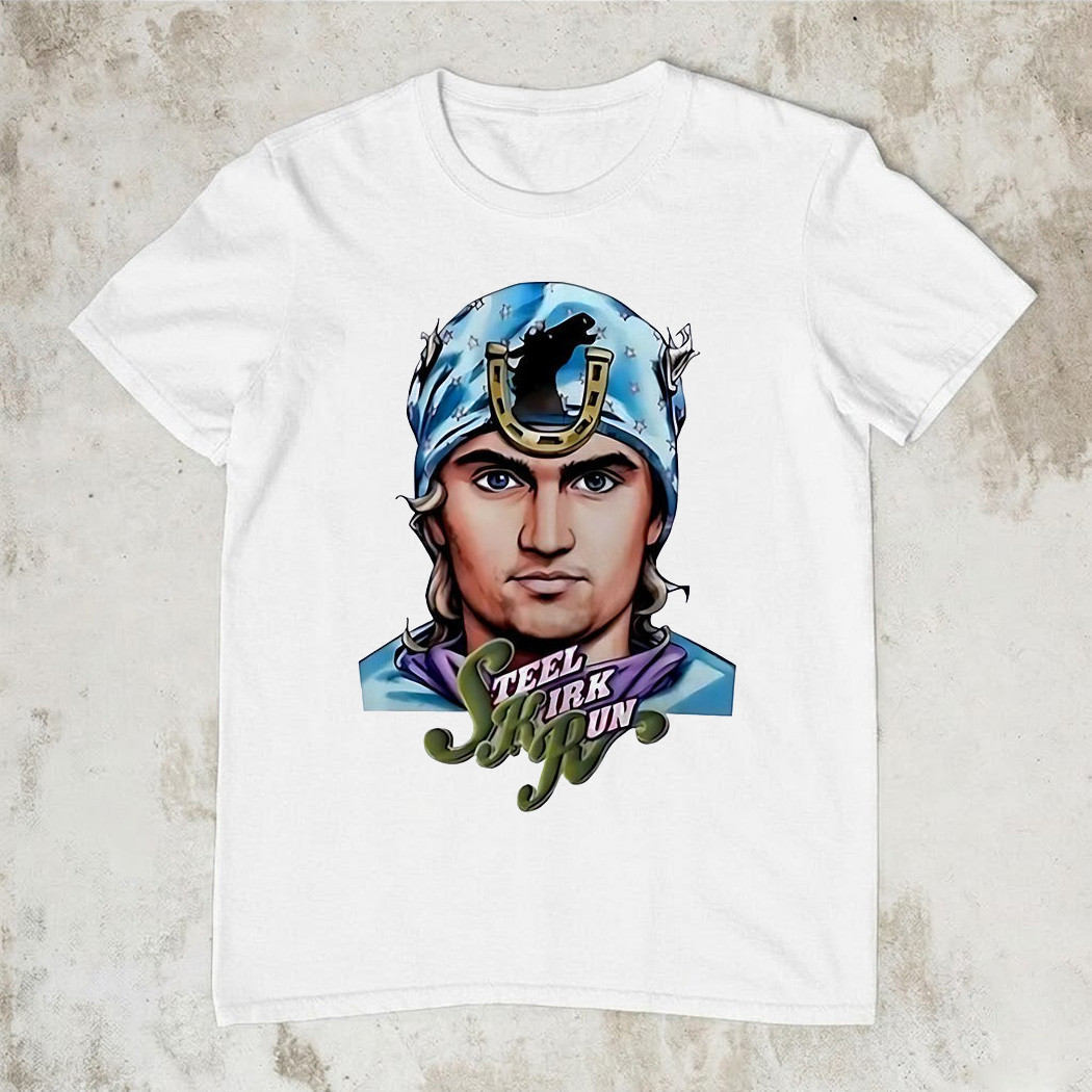 Steel Kirk Run Trending Viral Meme T-Shirt Retro Fan Gear Cool Funny Shirt Best Gift For Supporters