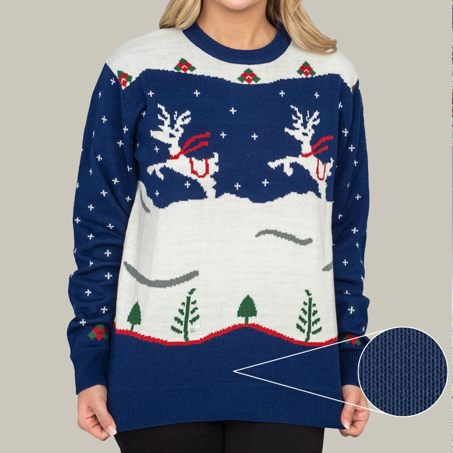 Step Brothers Prancing Reindeer Ugly Christmas Sweater Funny Xmas Jumper Xmas Gifts For Wife