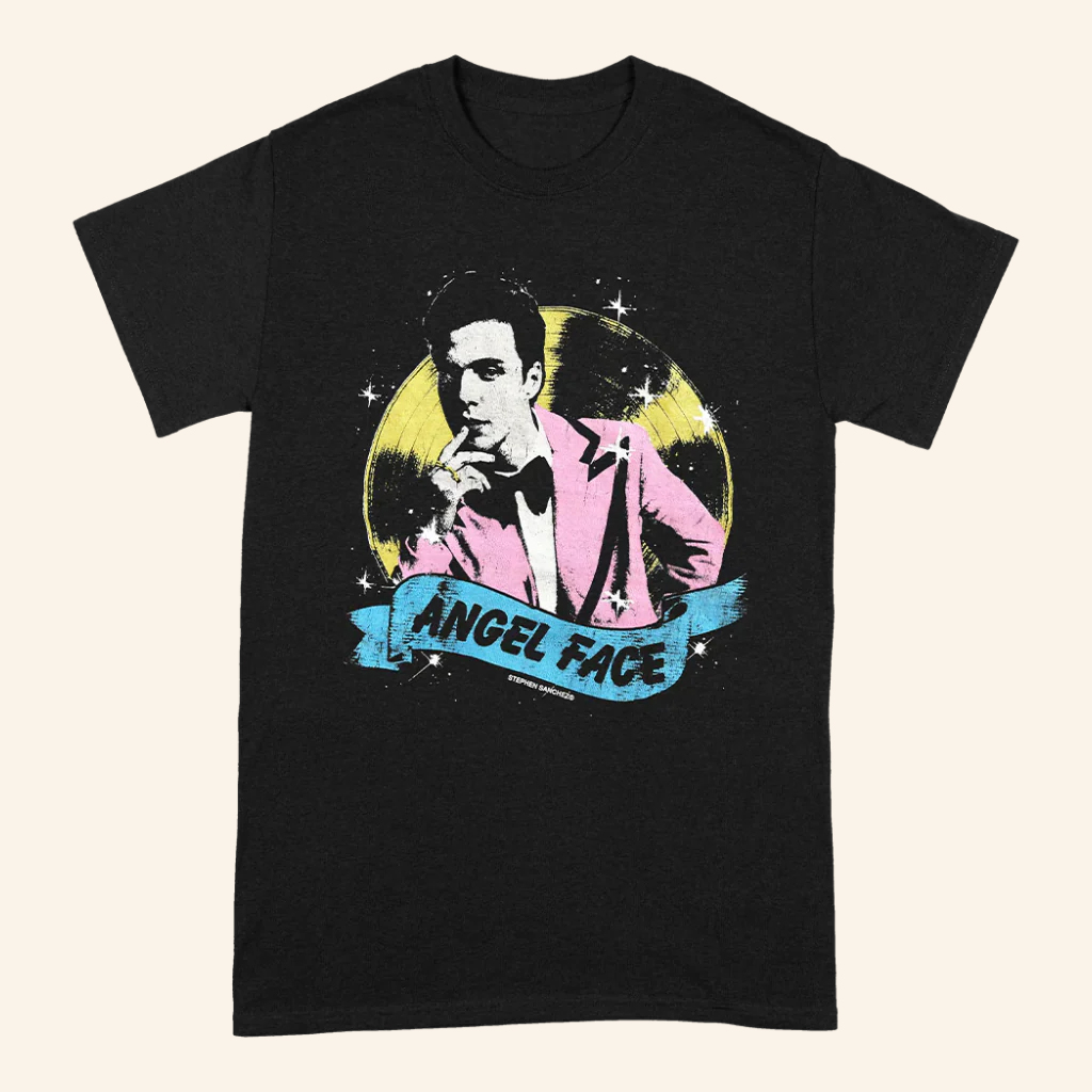 Stephen Sanchez Merch Angel Face T-Shirt Unique Gifts For Music Lovers