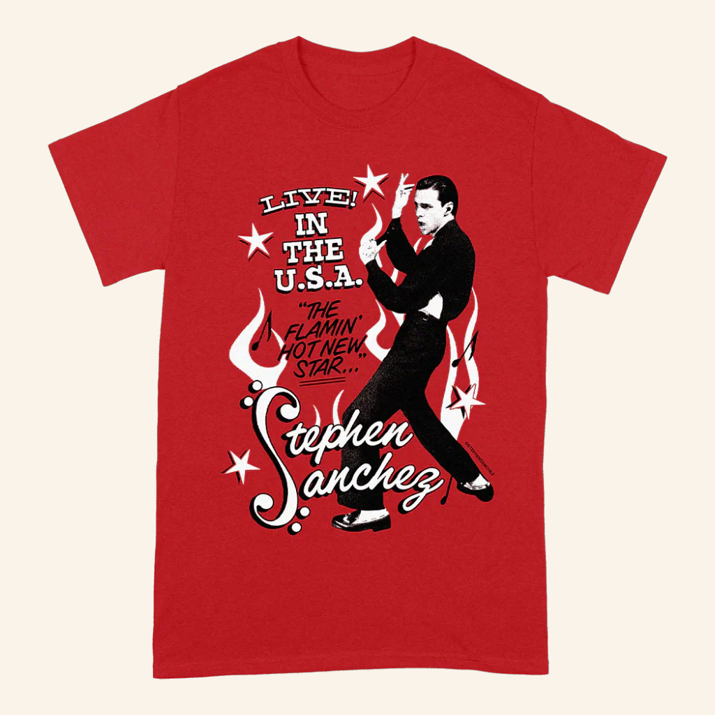 Stephen Sanchez Merch Flamin Hot T-Shirt Birthday Gifts For Music Lovers