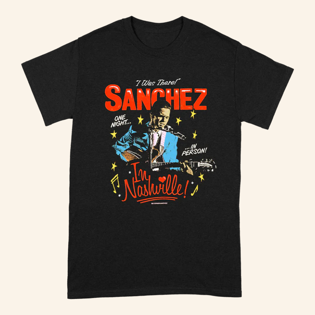 Stephen Sanchez Merch One Night In Nashville T-Shirt Gift Ideas For Music Lovers